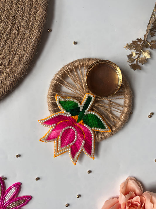 Lotus Bloom Tea Light Holder