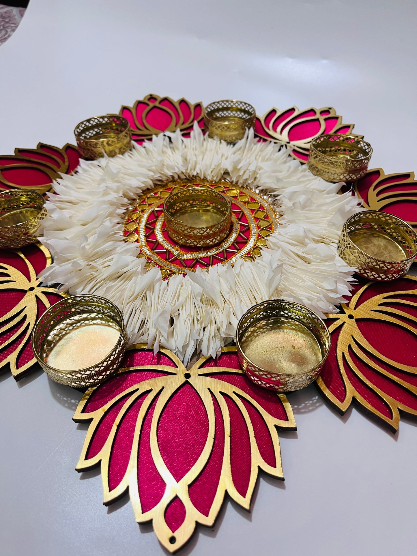 Lotus rangoli