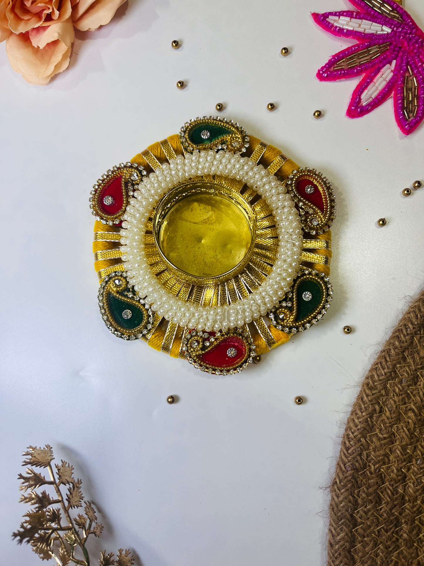 Yellow Butti Tealight