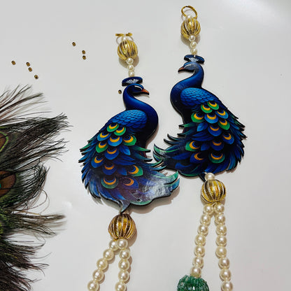 Peacock hanging