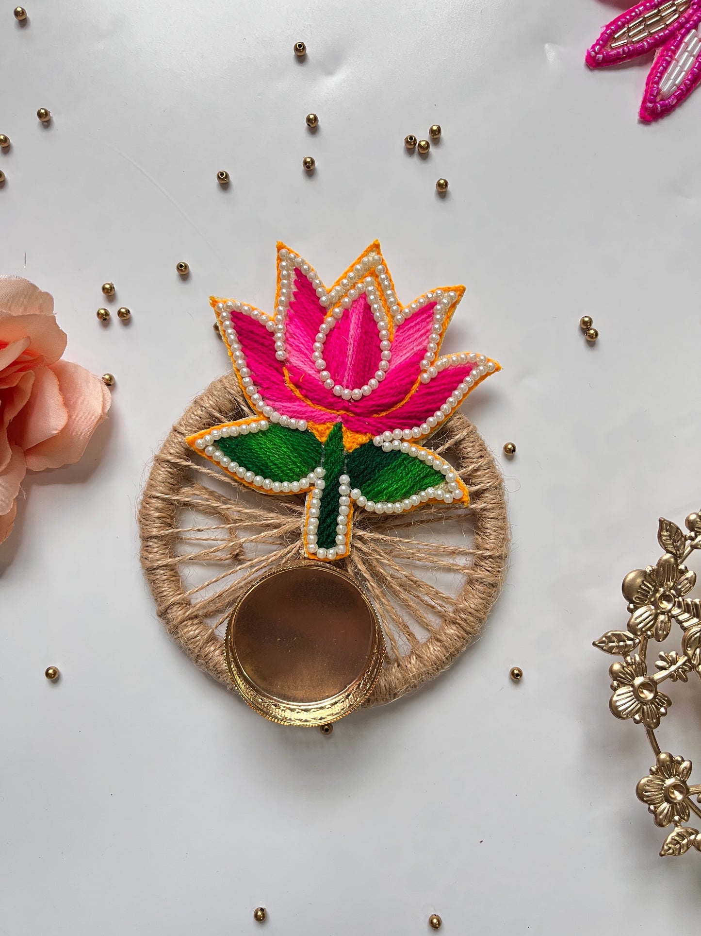 Lotus Bloom Tea Light Holder