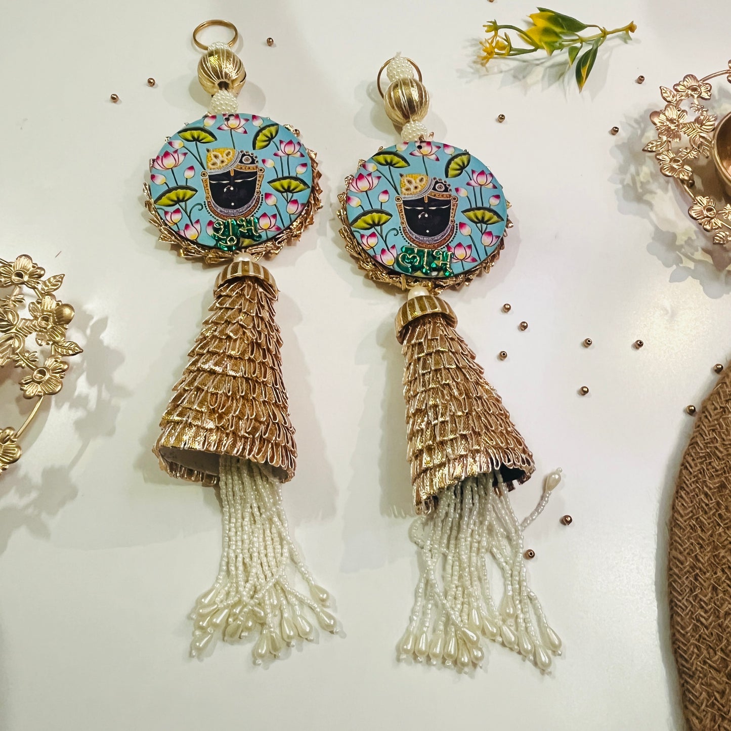 Shreenath Ji Lotus Hangings