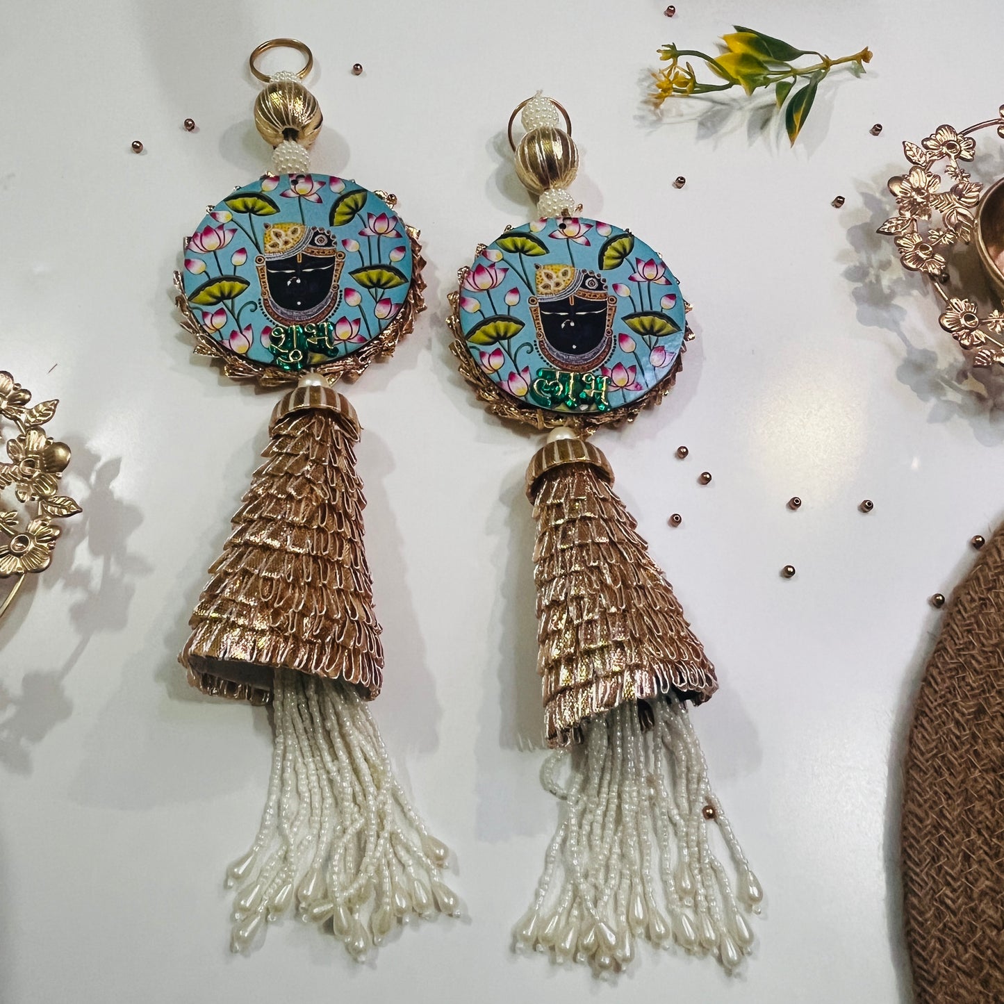 Shreenath Ji Lotus Hangings