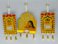 Shubh Labh Jharokha Hanging with Tealight Holder